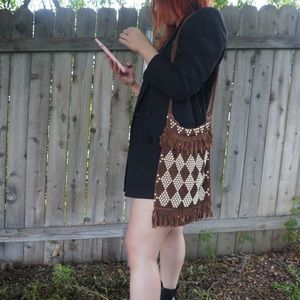 Vintage 70s bag beaded rare